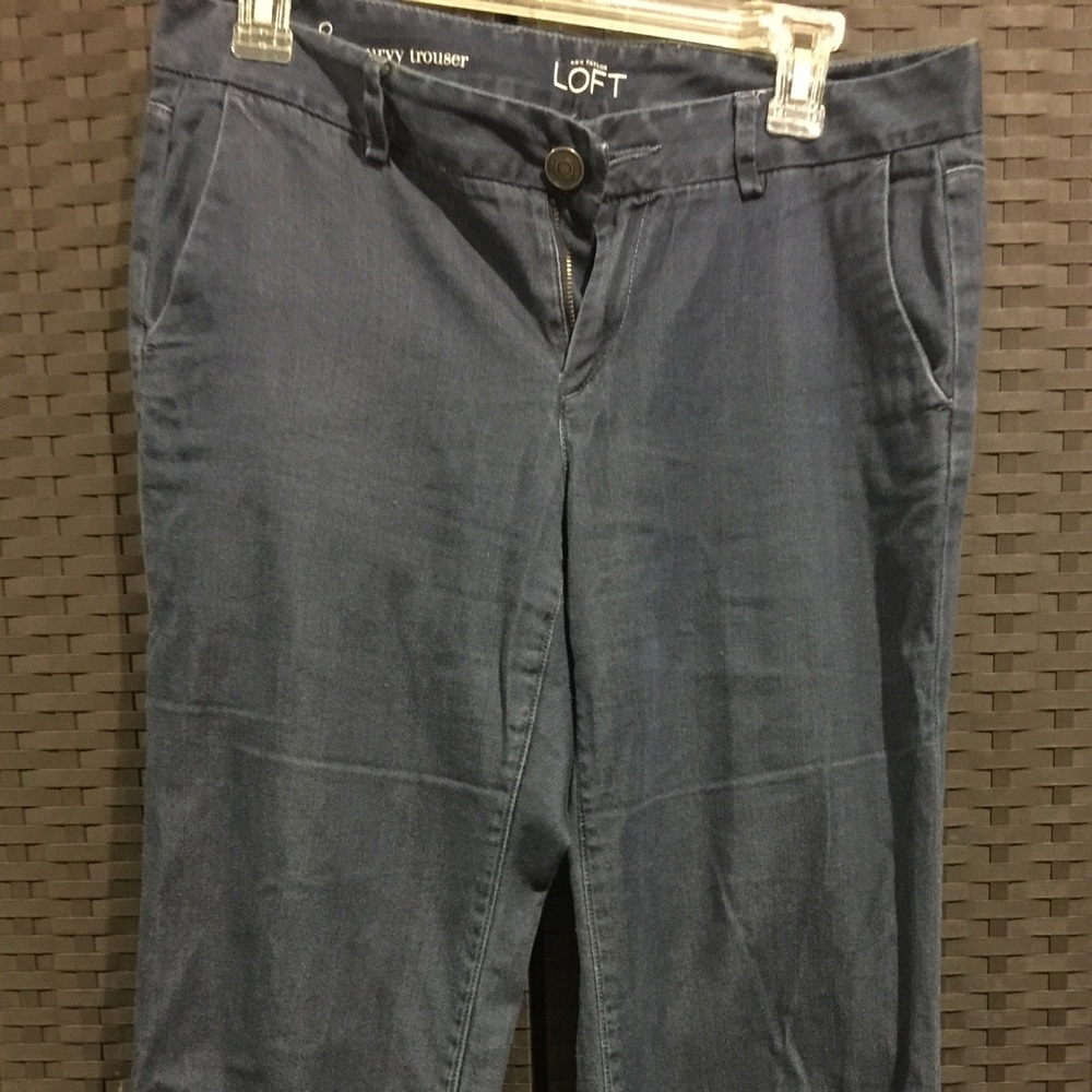 USED Ann Taylor Loft Mid Rise Curvy size 8P